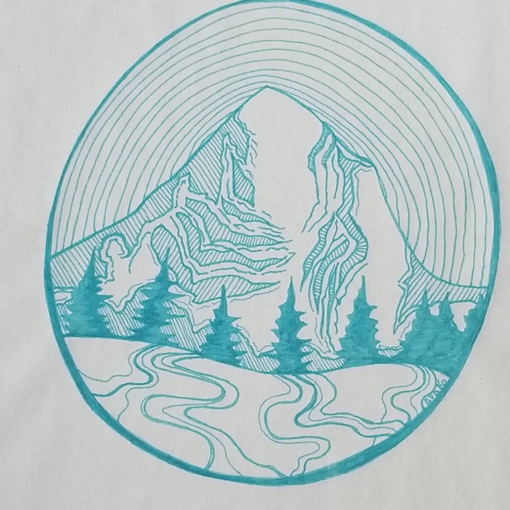 Minimalist Line Drawing - Picture 2 of 3